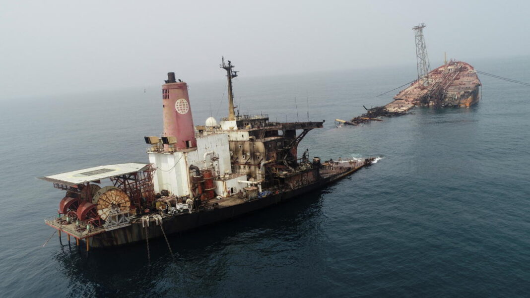 Three alive, seven missing after Nigeria oil vessel fire
