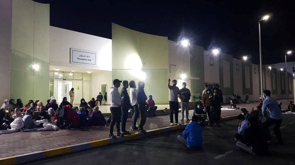Afghan refugees in UAE protest at halt to US relocation course of